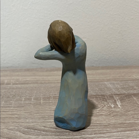 Blue and Brown Minimalist Sculpture Art - Picture 2 of 3